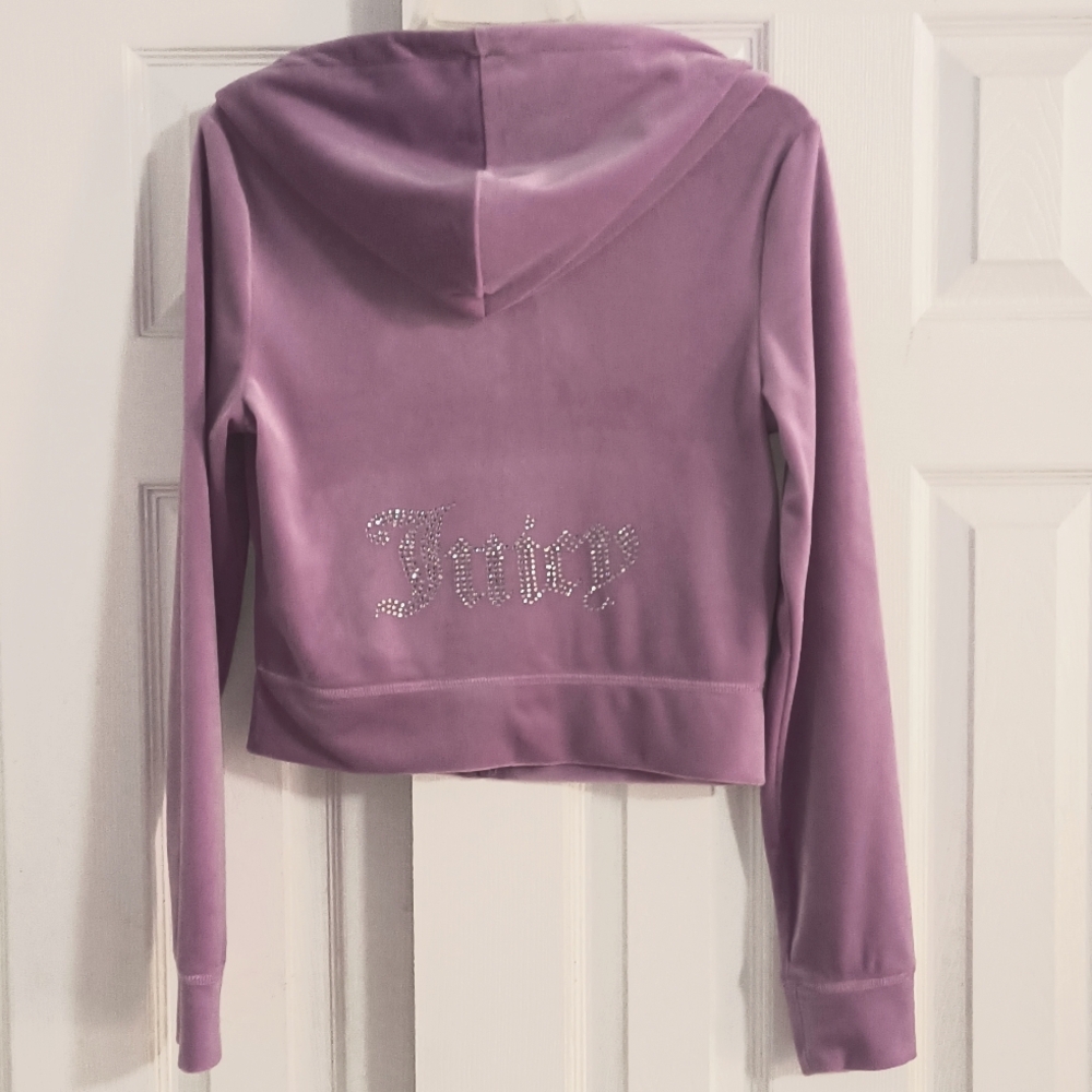 NWT Juicy Couture OG Bling Velour Hoodie - Picture 3 of 4